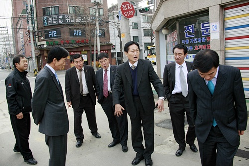 공사현장 방문