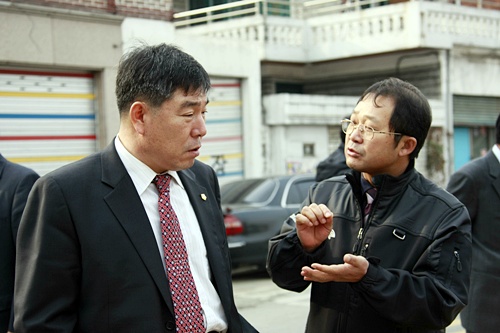 공사현장 방문