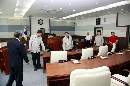 남해군의회 방문