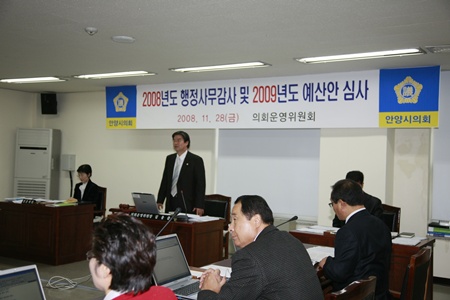 예산안심사