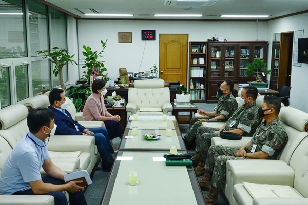 수도군단장 방문 간담회