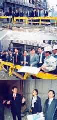벽산로 지하차도 공사현장