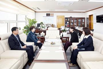 교육지원청 신임교육장 접견