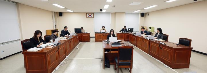 제308회 임시회 보사환경위원회 회의