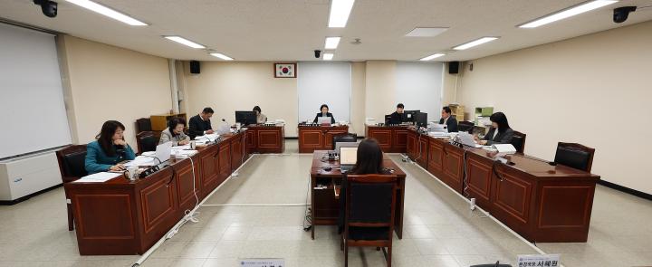 제307회 제1차 정례회 보사환경위원회 (예산안심사) 회의