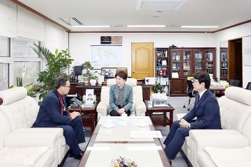 경기도 기독교총연합회 회장,임원진 접견