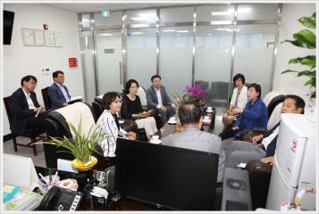 8대 전반기 의장단 유관기관 방문