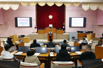 희망터 장애인 직업적응훈련센터 시의회 견학